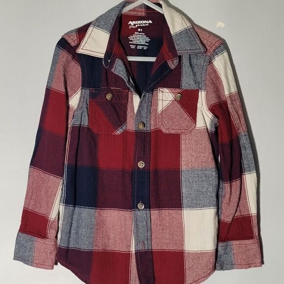 Arizona jean co. Long sleeve button down shirt size M5 - Picture 3 of 6